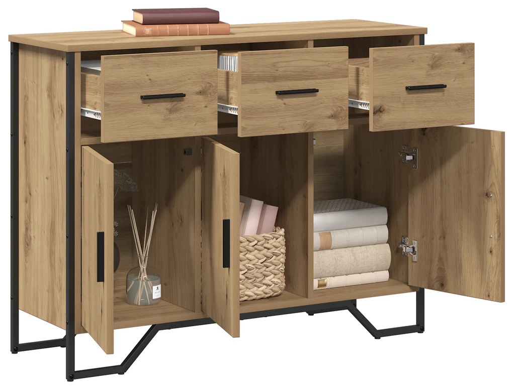 vidaXL Σαλίγκαρος  Artisan Oak 97x32.5x74.5 εκ. Επεξεργασμένο Ξύλο