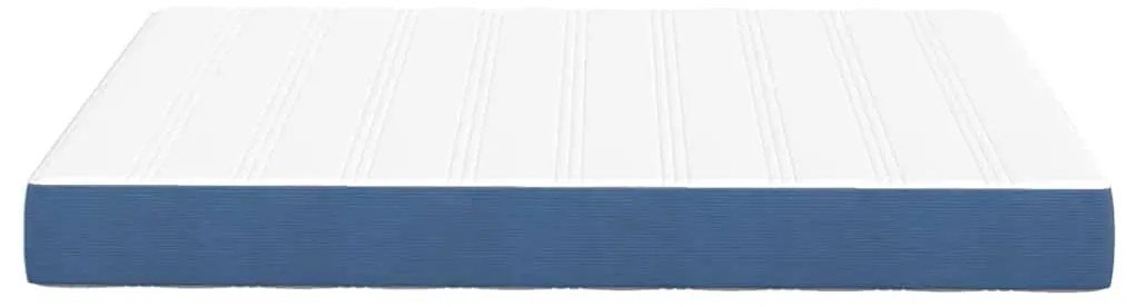 vidaXL Στρώμα Κρεβατιού με στρώμα Μπλε 140 x 190 cm ύφασμα