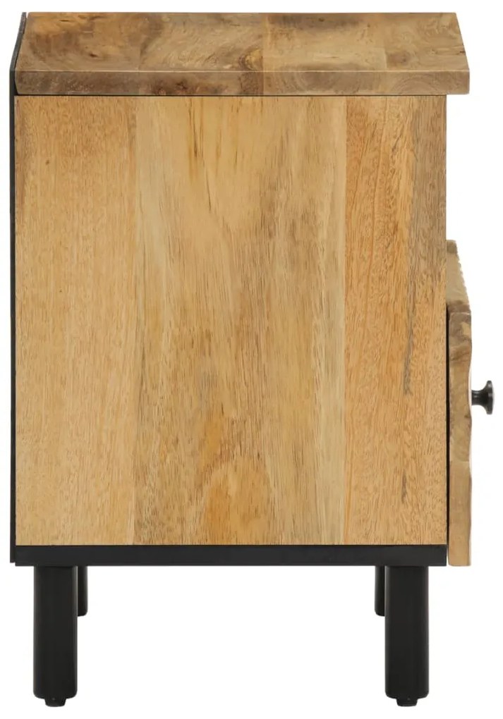 vidaXL Κομοδίνα 2 τεμ. 40 x 33 x 46 εκ. από Μασίφ Ξύλο Μάνγκο