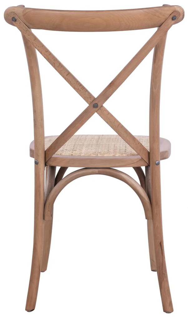 Καρέκλα OWEN Ξύλινη Στοιβαζόμενη Οξιά Dark Honey 45x55,5x90εκ. 45x55.5x90 εκ.
