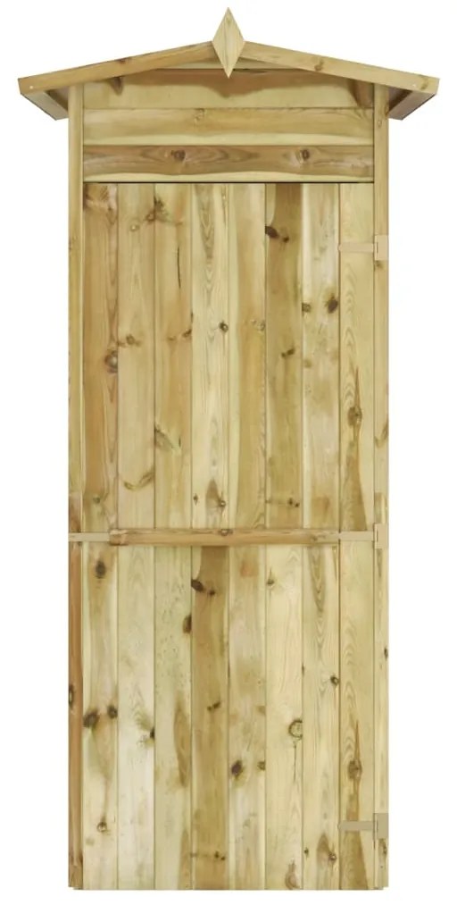vidaXL Αποθήκη Κήπου 100 x 100 x 210 εκ. από Εμποτισμένο Ξύλο Πεύκου