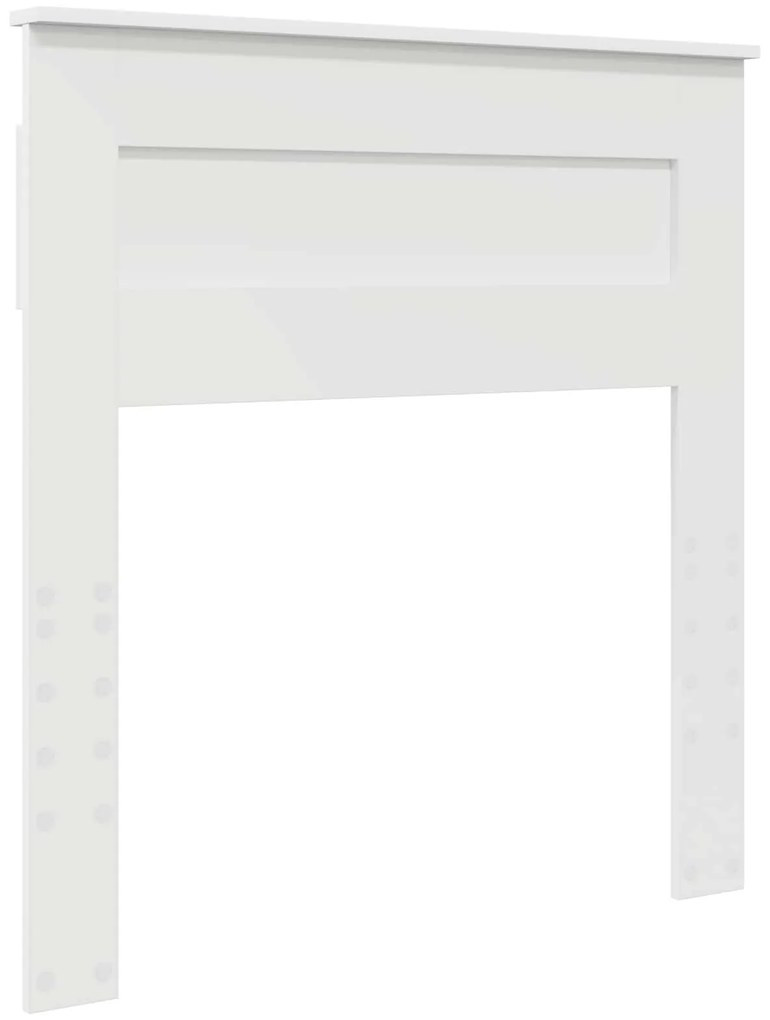 vidaXL Σκελετός Κρεβατιού Λευκό 90 x 200 cm Μηχανήματος Ξύλο