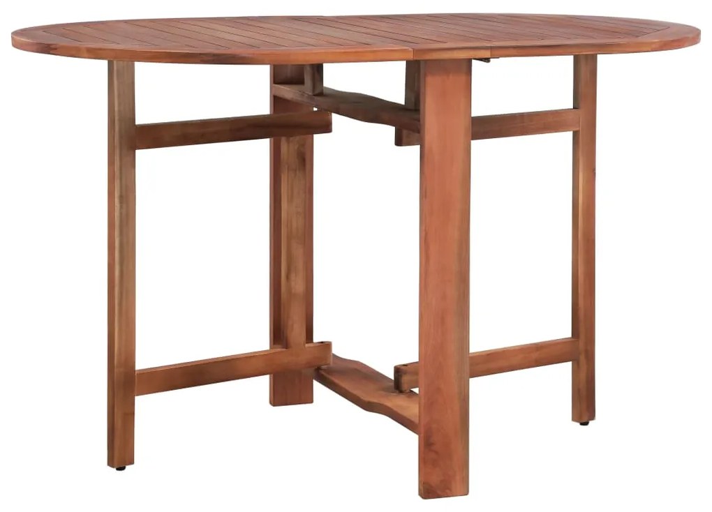 vidaXL Τραπέζι Κήπου 120 x 70 x 74 εκ. από Μασίφ Ξύλο Ακακίας