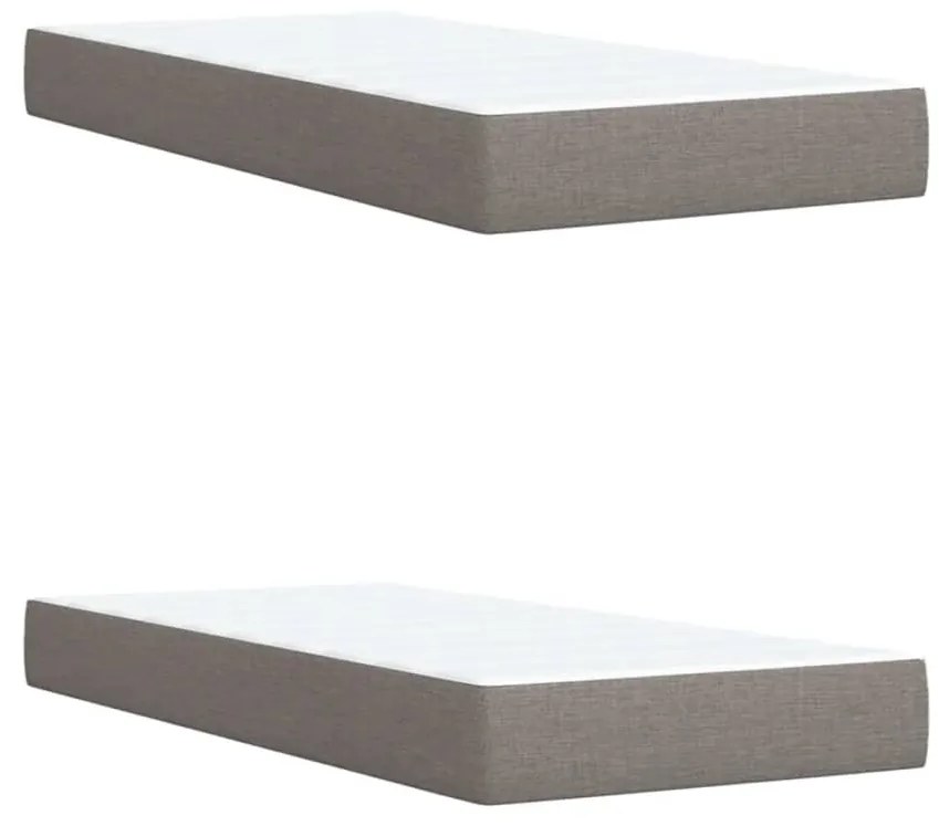 ΚΡΕΒΑΤΙ BOXSPRING ΜΕ ΣΤΡΩΜΑ TAUPE 200X200 ΕΚ. ΥΦΑΣΜΑΤΙΝΟ 3289867