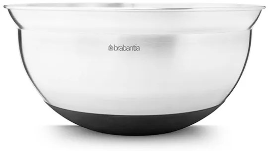 Brabantia 646898 Ανοξείδωτο Μπωλ Ανάμειξης 3L, Matt Steel / Black