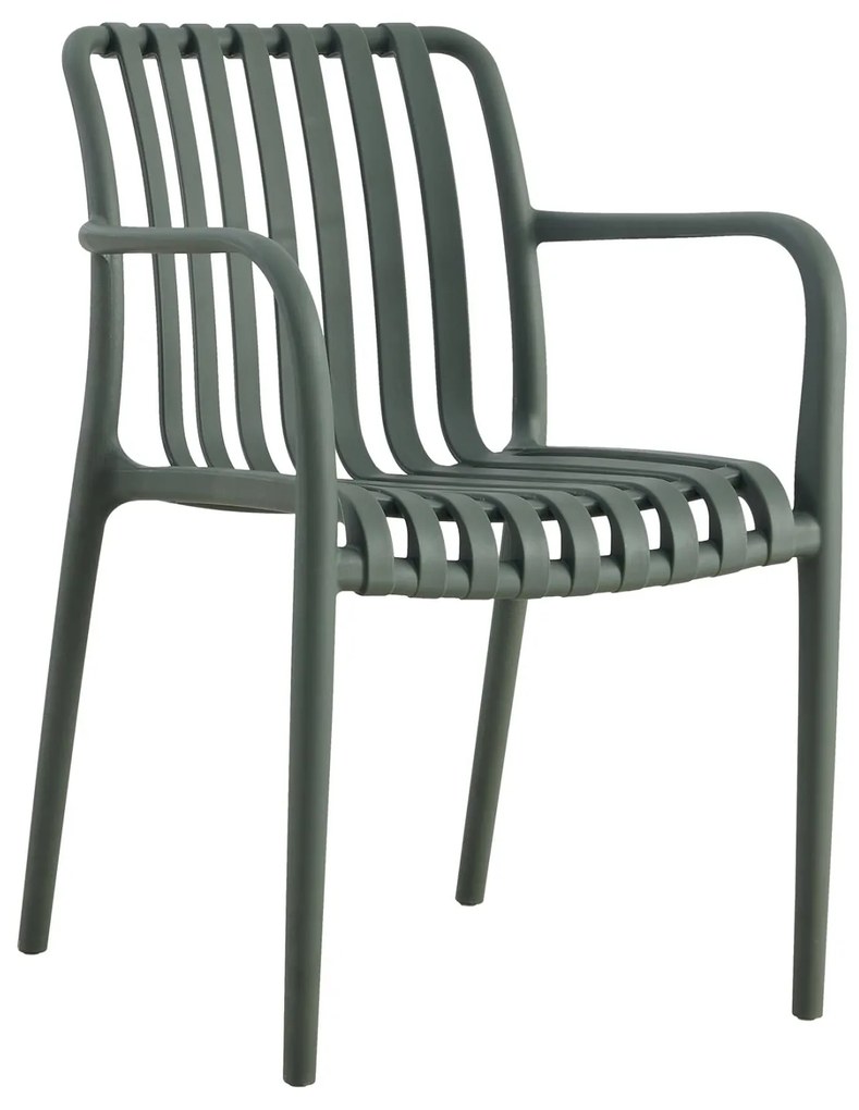 ΠΟΛΥΘΡΟΝΑ ΠΟΛΥΠΡΟΠΥΛΕΝΙΟΥ TIPPY HM5940.07 DARK OLIVE 55x55x81Υεκ 55x55x81 εκ.