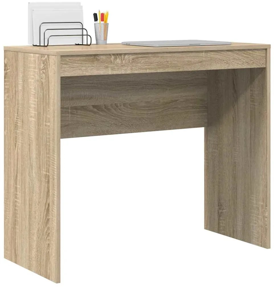 vidaXL Γραφείο Sonoma Δρυς 90 x 40 x 76 εκ. Επεξεργασμένο ξύλο