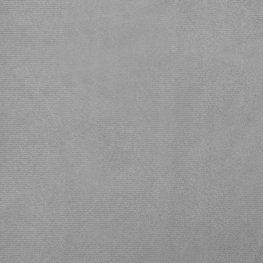 vidaXL Κρεβάτι Σκύλου Ανοιχτό Γκρι 100 x 54 x 33 εκ. Βελούδινο