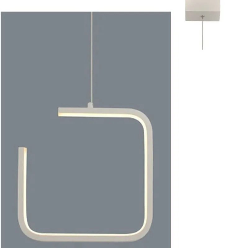 Φωτιστικό Οροφής Led V27LEDP22WH 8W 3000K 780lm 22X11XH129 White Aca Decor Metal