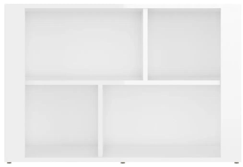 Ντουλάπια Γυαλ. Λευκό 80x30x54 εκ. Επεξεργασμένο Ξύλο - Λευκό