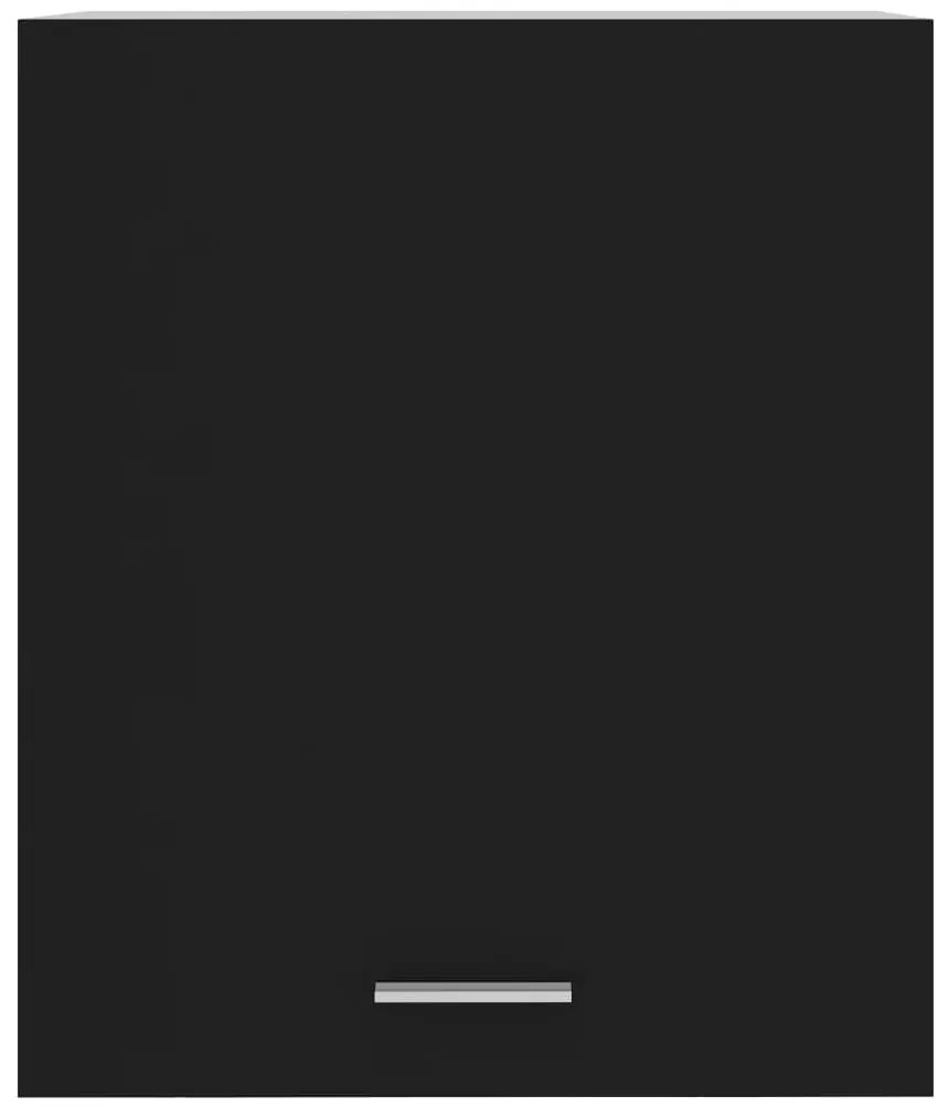 vidaXL Κρεμαστό Ντουλάπι &quot;Lyon&quot; Μαύρο 50x31x60 εκ. από Τεχνητό Ξύλο