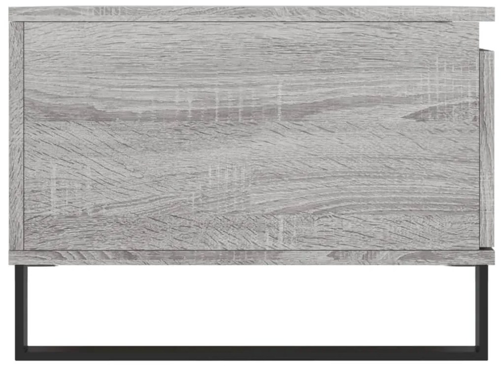 vidaXL Τραπεζάκι Σαλονιού Γκρι Sonoma 90x50x36,5εκ. Επεξεργασμένο Ξύλο