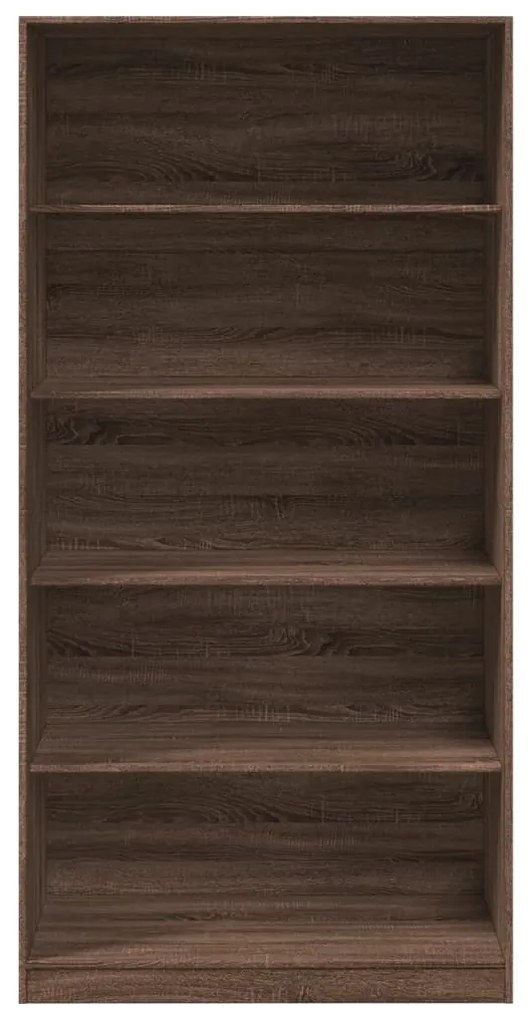 vidaXL Ντουλάπα Καφέ Δρυς 100x50x200 εκ. από Επεξεργασμένο Ξύλο