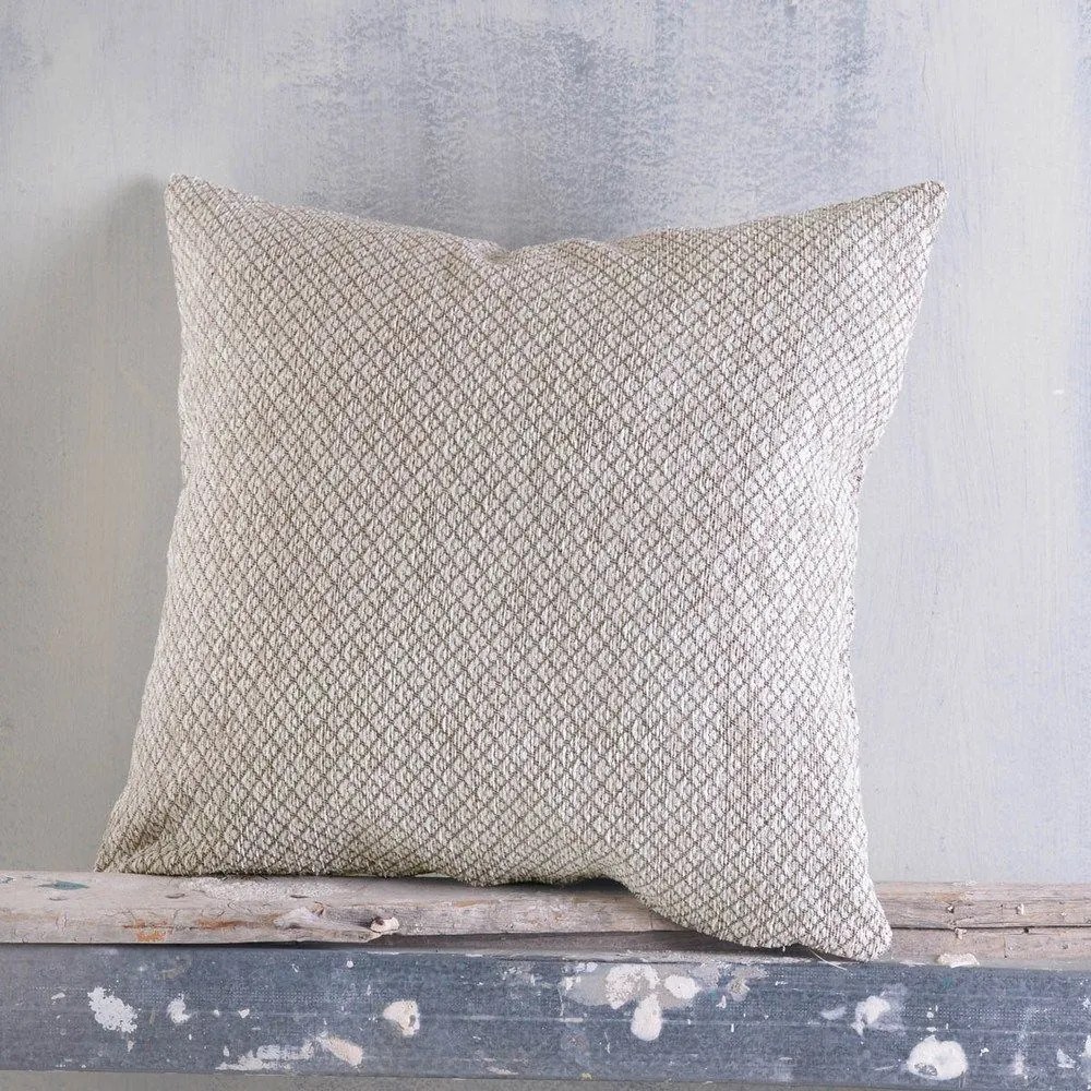 Μαξιλαροθήκη Διακοσμητική Tempe Beige Ρυθμός 40Χ40 Chenille,Cotton,Polyester