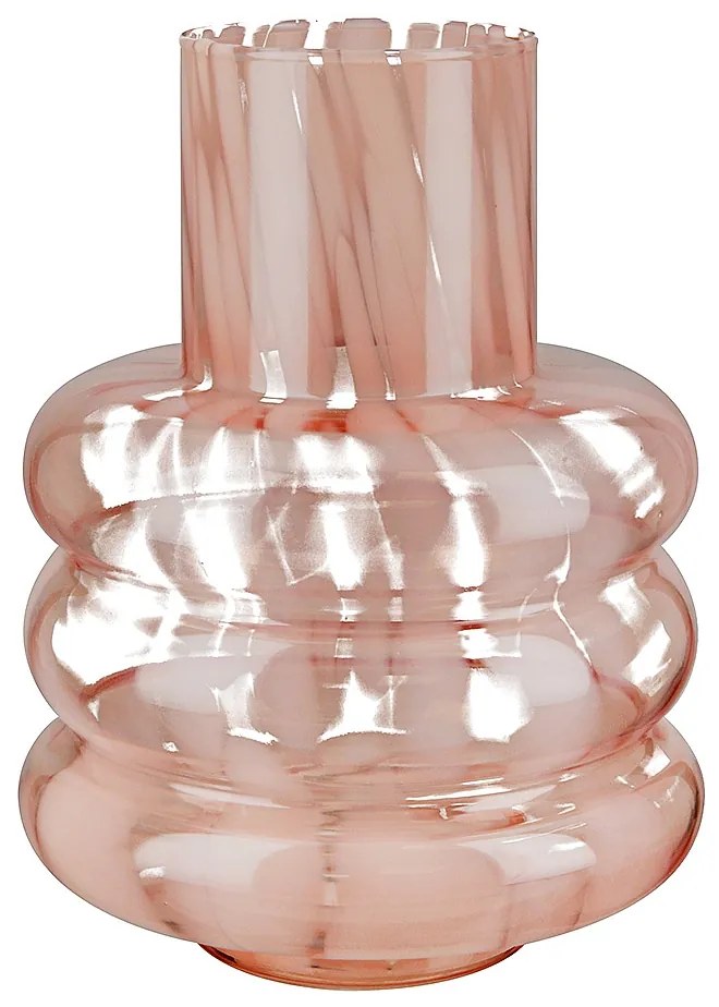 Βάζο ArteLibre Ροζ Γυαλί 23.5cm-05160498