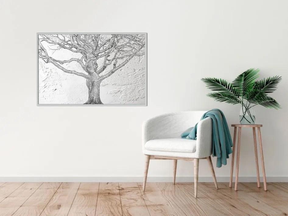 Αφίσα - Tangled Branches - 30x20 - Χρυσό - Χωρίς πασπαρτού