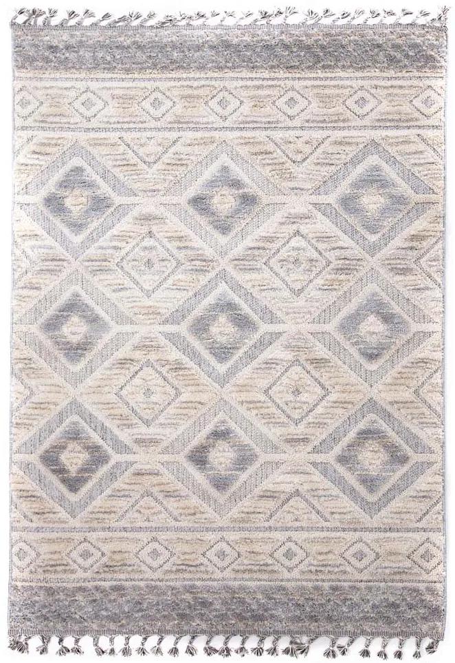 Χαλί La Casa 712B WHITE L.GRAY Royal Carpet &#8211; 133×190 cm 133X190
