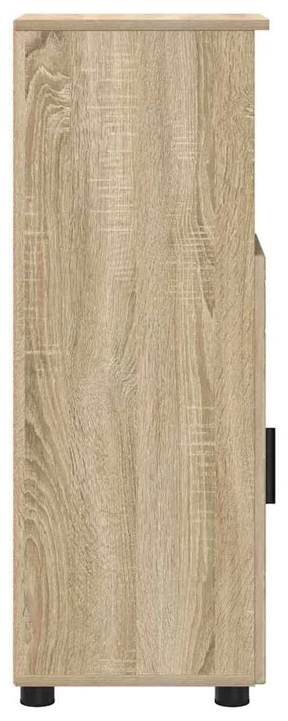 vidaXL Ντουλάπι Μπάνιου Sonoma Δρυς 30 x 35 x 95 εκ Επεξεργασμένο ξύλο