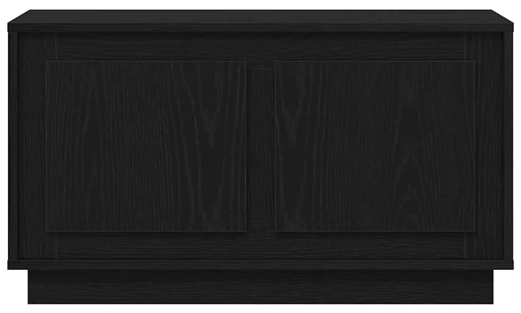 vidaXL Έπιπλο Τηλεόρασης Μαύρη δρυς 80 x 35 x 45 cm Επεξεργασμένο ξύλο