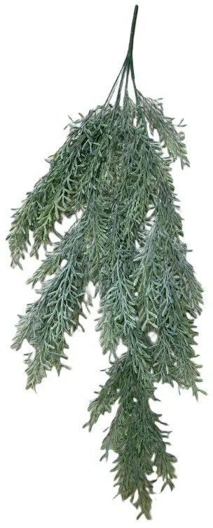 Supergreens Τεχνητή Κρεμαστή Ρουσέλια "Coral" Πράσινη 84 εκ.