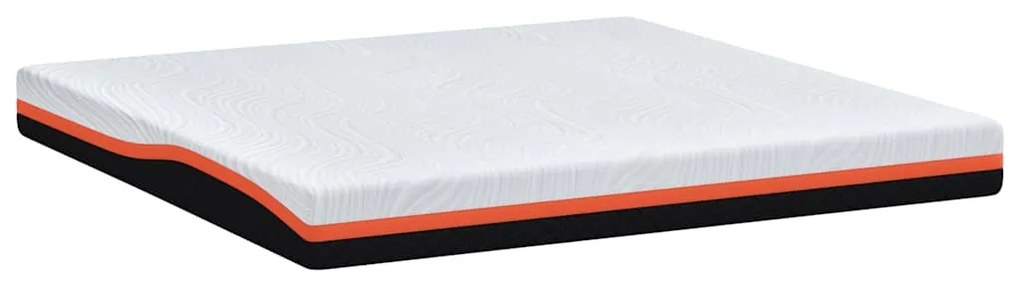 vidaXL Στρώμα Λευκό και Γκρι 180 x 200 cm Pěna
