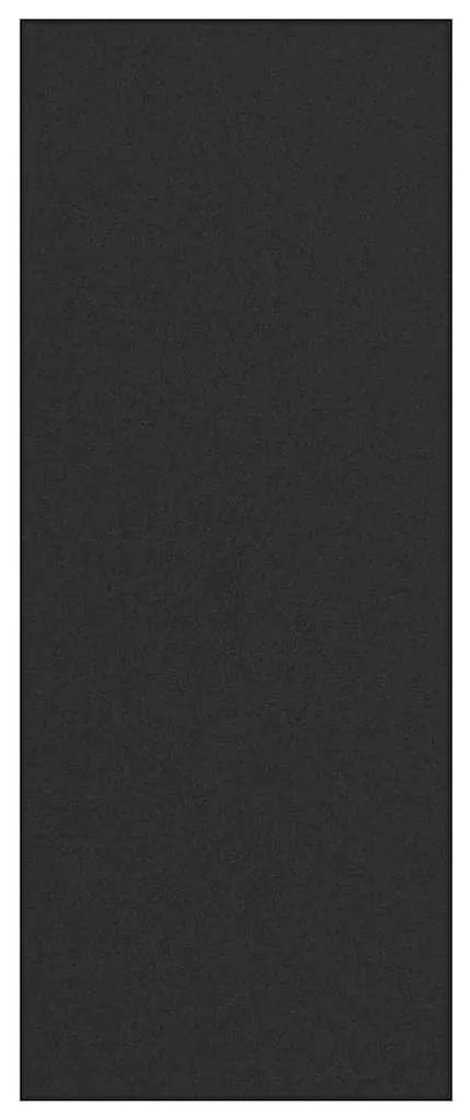 vidaXL Χαλάκι Εξώπορτας Μαύρο 120 x 300 cm Πολυαμίδιο και PVC