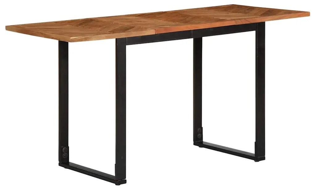 vidaXL Τραπεζαρία 140 x 70 x 75 εκ. από Μασίφ Ξύλο Ακακίας