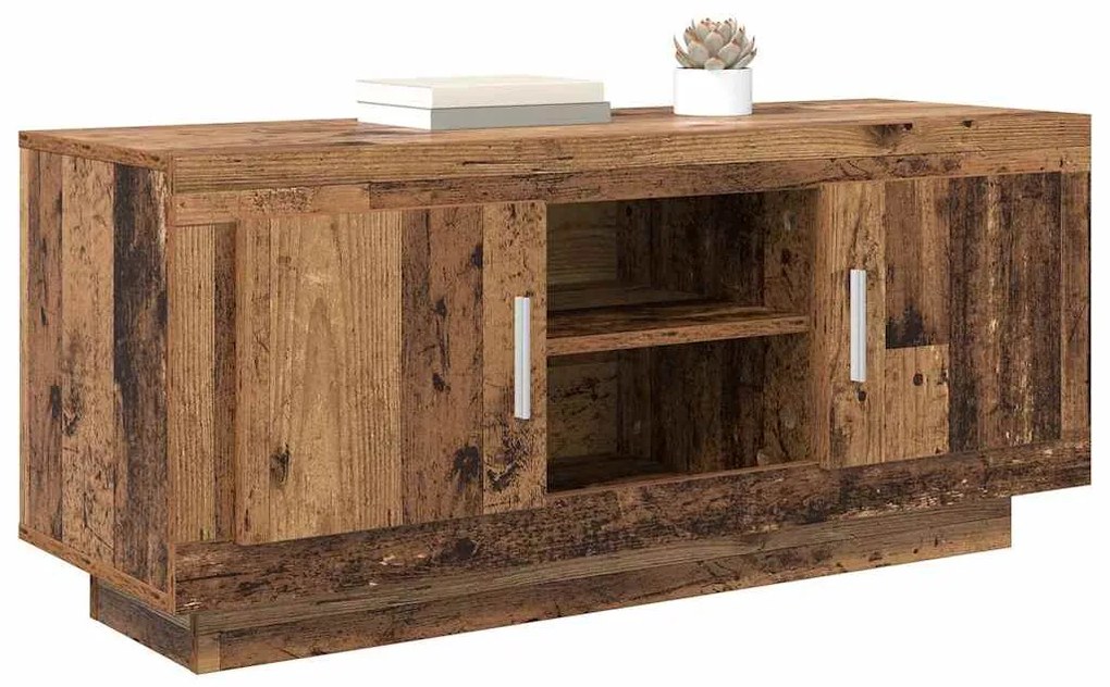 vidaXL Ντουλάπι TV Παλιό Ξύλο 102 x 35 x 45 εκ. Επεξεργασμένο ξύλο