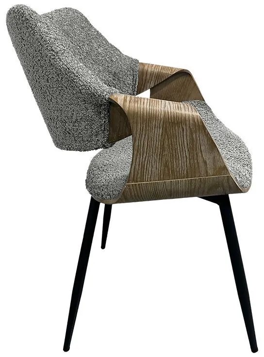 Καρέκλα Τραπεζαρίας FL6145 Fylliana Γκρί 58x56x83εκ. 58x56x83 εκ.