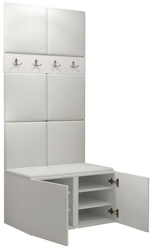 Σετ διαδρόμου Hartford 267, 186x84x46cm, 27 kg, Artisan δρυς, Πλαστικοποιημένη μοριοσανίδα, Ταπισερί, Εντοιχισμένη, Τοίχου | Epipla1.gr
