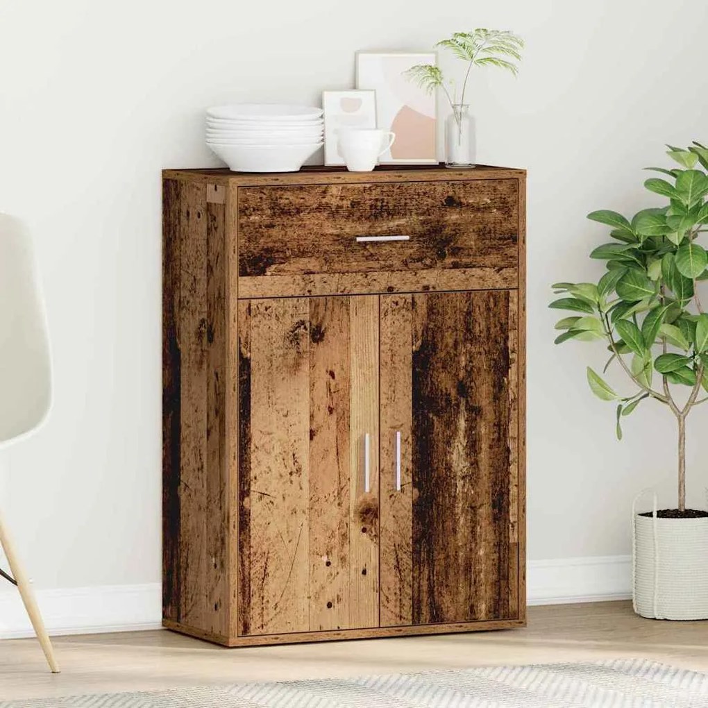 vidaXL Πλαϊνό γραφείο Παλαιό ξύλο 79 x 38 x 80 εκ. Επεξεργασμένο ξύλο