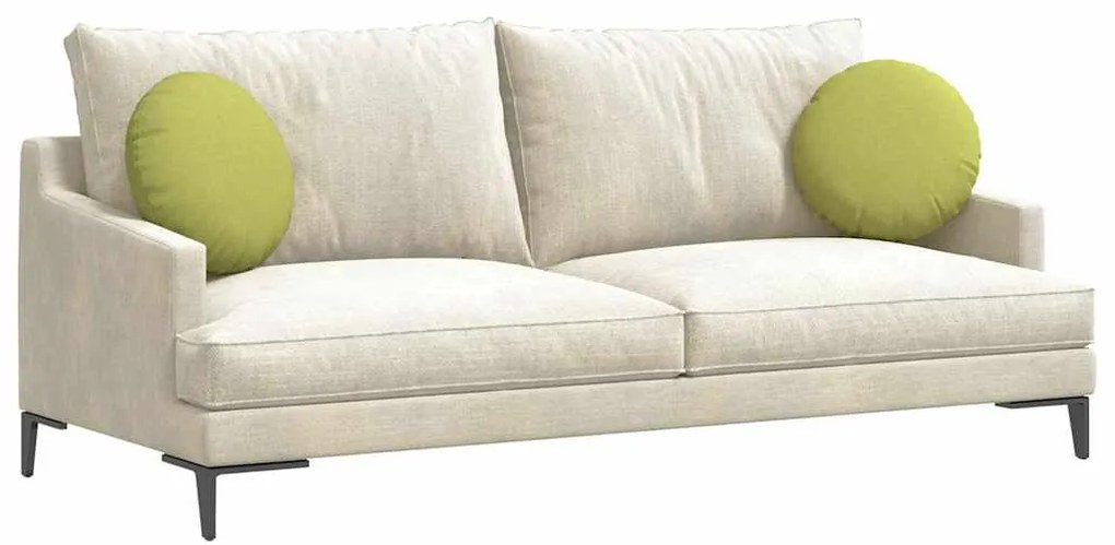 vidaXL Μαξιλάρια καθισμάτων 2 pcs Ανοιχτό Πράσινο Ø40 x 13 εκ ύφασμα