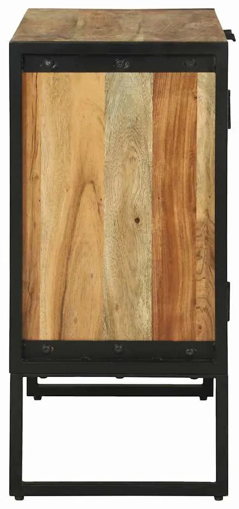 vidaXL Πλαϊνό Γραφείο Καφέ 70 x 35 x 75 εκ Μασίφ ξύλο ακακίας