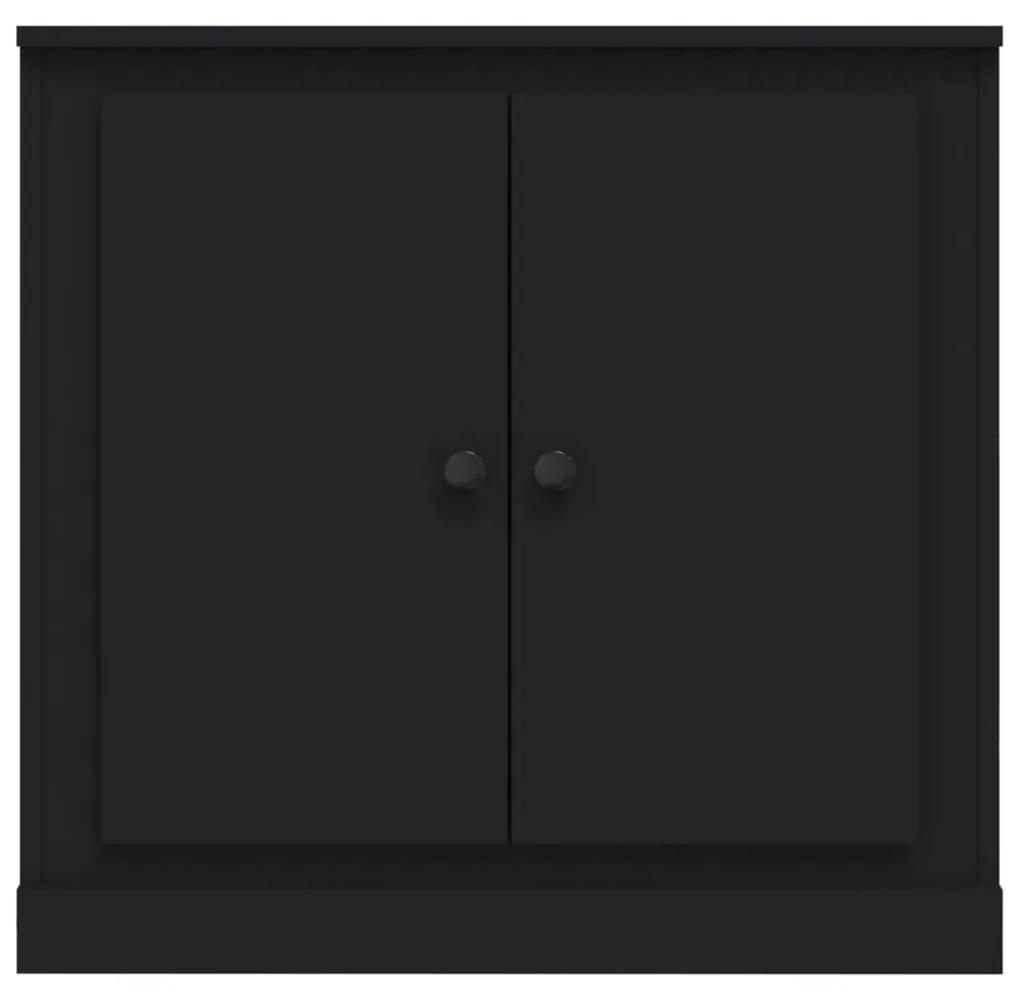 Ντουλάπι Μαύρο 70 x 35,5 x 67,5 εκ. από Επεξεργασμένο Ξύλο - Μαύρο