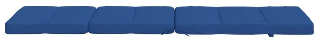 Μαξιλάρια Ξαπλώστρας 2 τεμ. Μπλε Ρουά από Ύφασμα Oxford - Μπλε