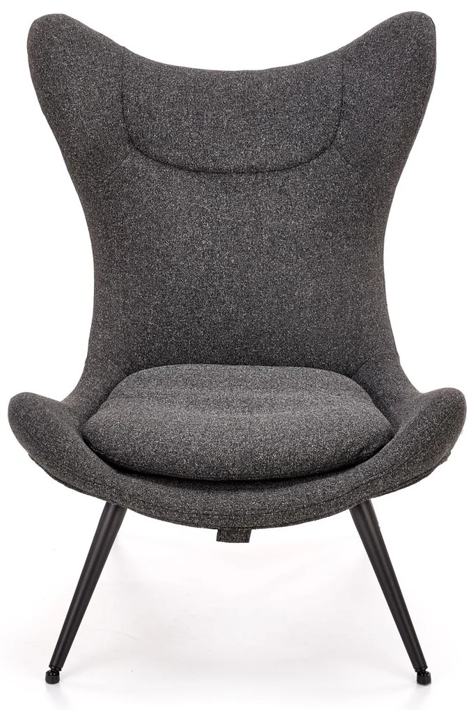 ATLANTIS leisure armchair dark grey/ black DIOMMI V-CH-ATLANTIS-FOT