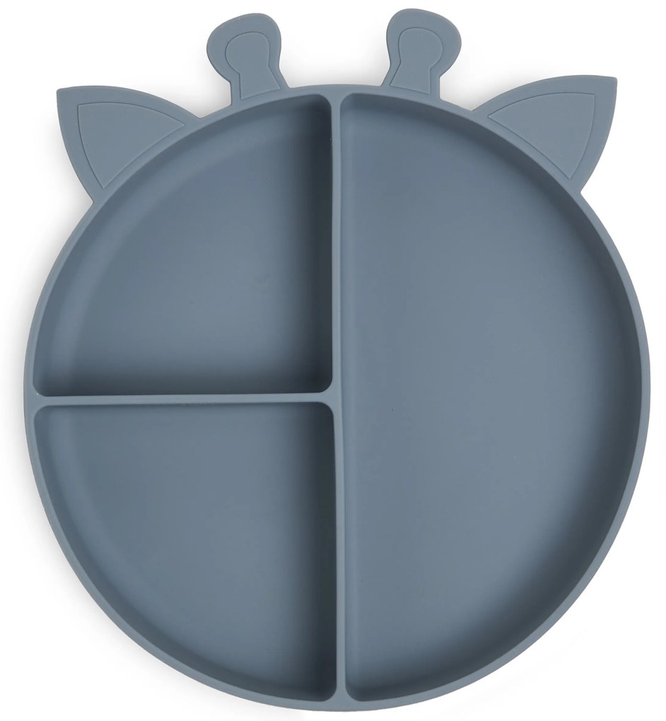 Nuuroo Orla πιάτο σιλικόνης με διαχωριστικά Giraffe Bering Sea