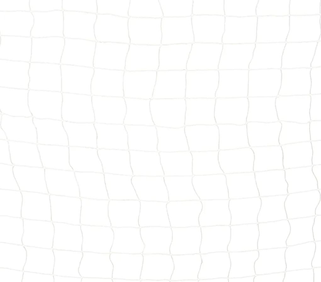 vidaXL Τέρμα Ποδοσφαίρου Ασπρόμαυρο 300 x 160 x 90 εκ. Μεταλλικό
