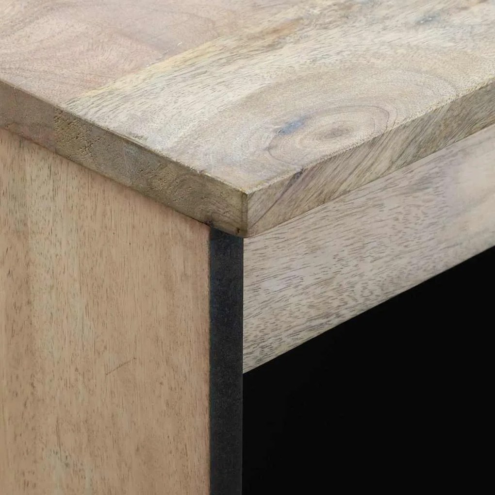 vidaXL Ντουλάπες &amp; ράφια αποθήκευσης μέσων Λευκό και Μαύρο