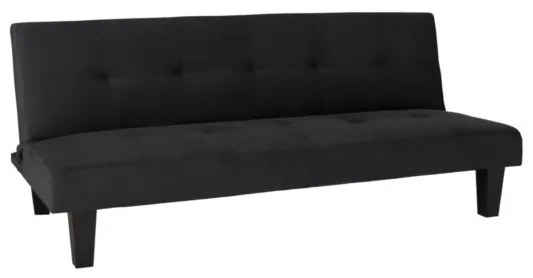 ΚΑΝΑΠΕΣ ΚΡΕΒΑΤΙ ODESSA HM3000.14 ΜΑΥΡΟ ΒΕΛΟΥΔΟ 180x83x75Y εκ.