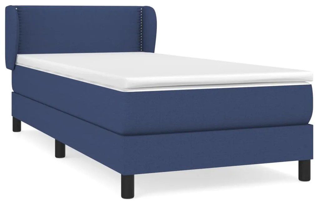 ΚΡΕΒΑΤΙ BOXSPRING ΜΕ ΣΤΡΩΜΑ ΜΠΛΕ 90X190 ΕΚ.ΥΦΑΣΜΑΤΙΝΟ 3126131