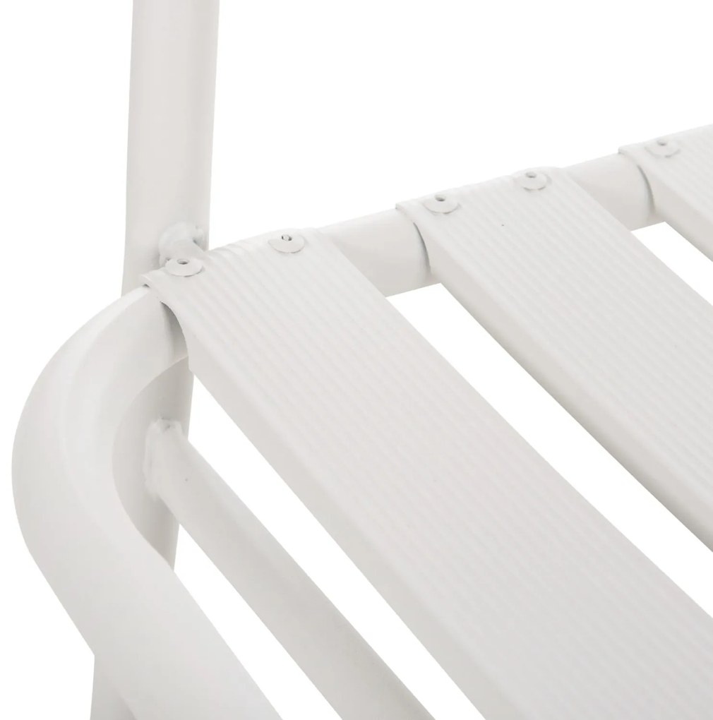 Καρέκλα PRELUDE C5970.02 με Μεταλλικό Σκελετό και Κάθισμα Αλουμινίου Λευκή 54x56x79Υεκ 54x56x79 εκ.