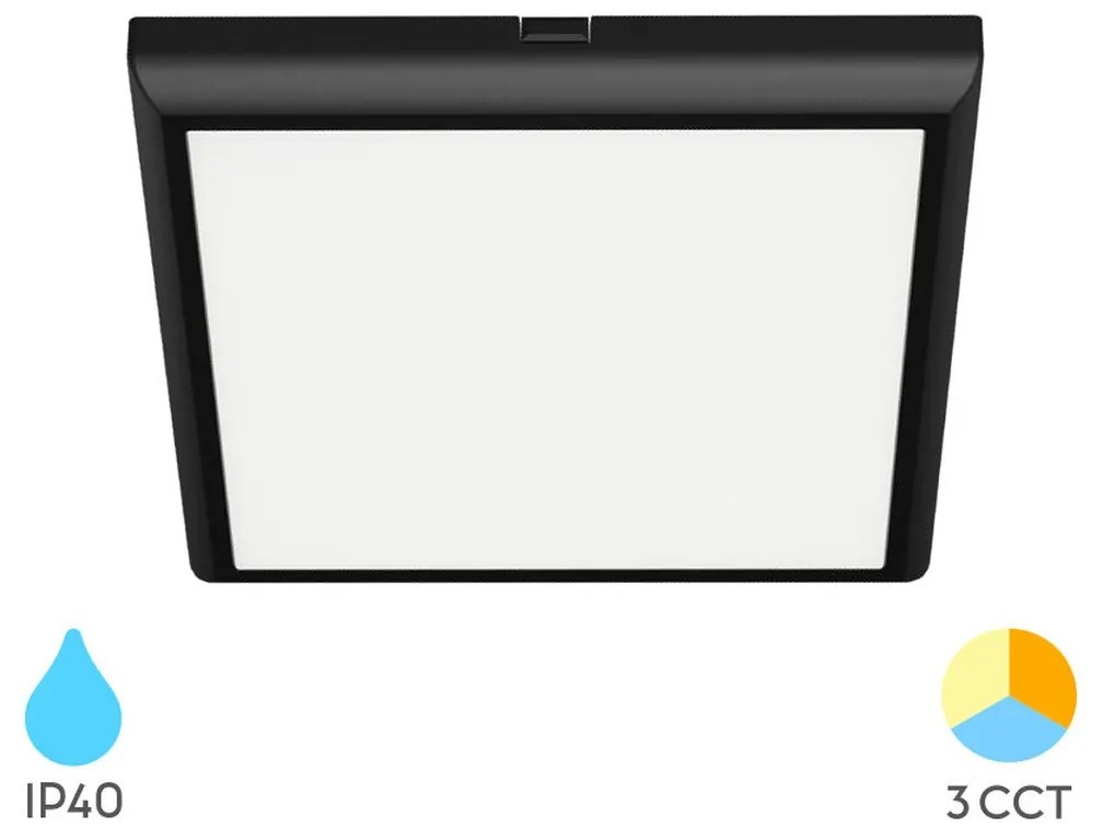 Φωτιστικό Οροφής Braytron BP04-72081 Μαύρο Ματ (Black Mat) CCT3