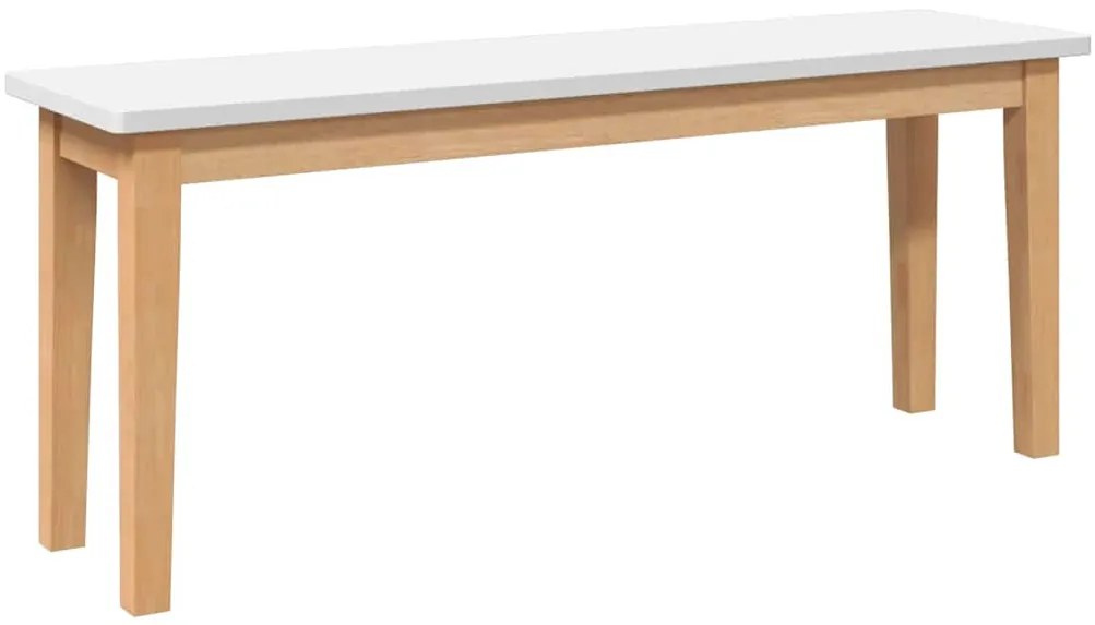vidaXL Πάγκος  110 cm μασίφ ξύλο καουτσούκ