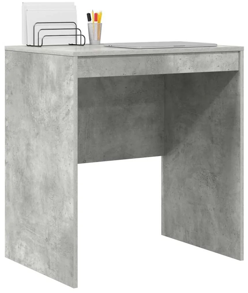 vidaXL Γραφείο Γκρι σκυροδέματος 70 x 50 x 76 εκ. Επεξεργασμένο ξύλο