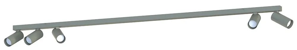 Φωτιστικό Οροφής - Σποτ Fourty 11468 4-16.5x118-130x6.5-11.5cm 5xGU10 10W Grey Nowodvorski