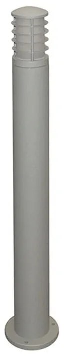 Adeleq Κολώνα Αλουμινίου Με Σκίαστρο Φ90mm H100Cm Ντουί 27 Γκρι 9-711336