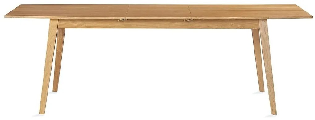 Τραπέζι Springfield A112, Δρυς, 75x90x180cm, Επιμήκυνση, Φυσικό ξύλο καπλαμά, Ινοσανίδες μέσης πυκνότητας