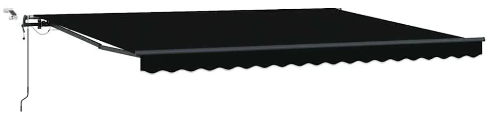 vidaXL Ύφασμα Ομπρέλας με Μαύρο 450 x 300 εκ Πολυεστέρας