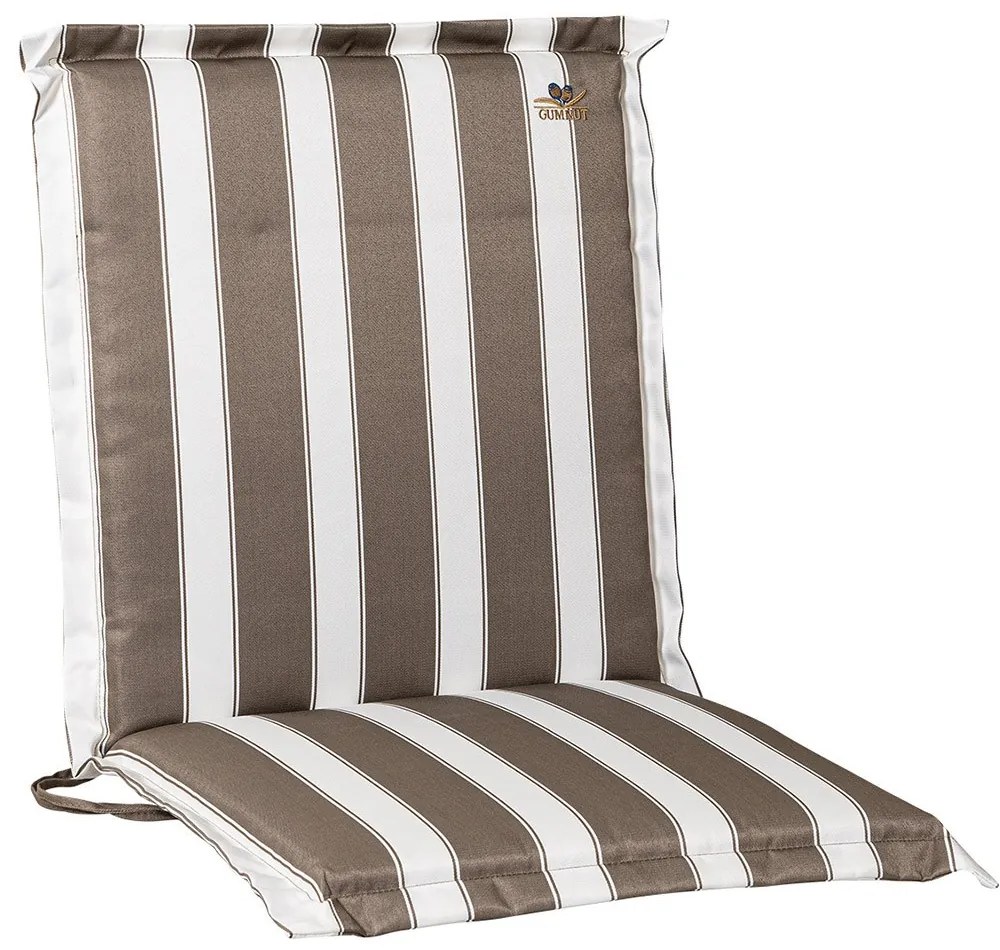 Μαξιλάρι Χαμηλόπλατο με Φερμουάρ N4/70 96x46x6cm Brown-White